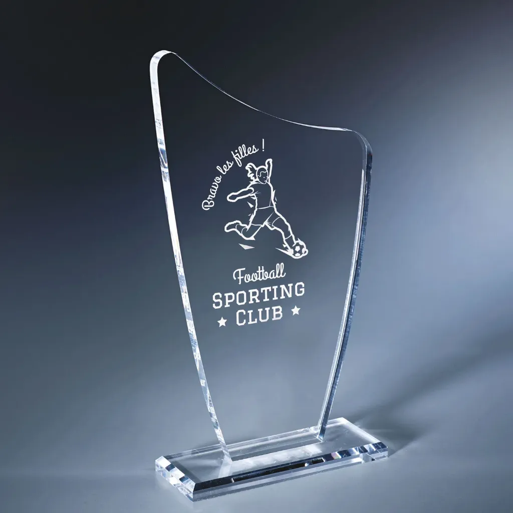 [PL077C] Trophée acrylique (19 cm)