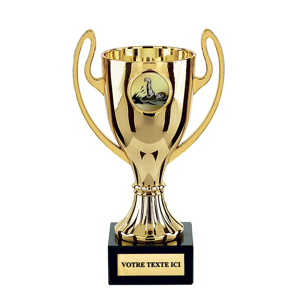 Coupe économique plastique or H = 12 cm (12 cm)